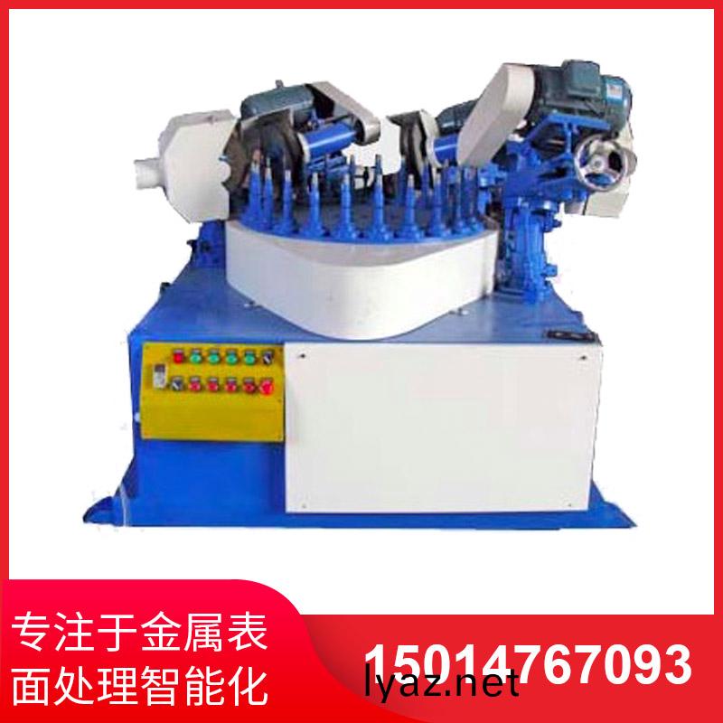 四(si)磨頭(tou)間歇(xie)式(shi)圓盤抛(pao)光(guang)機(ji)